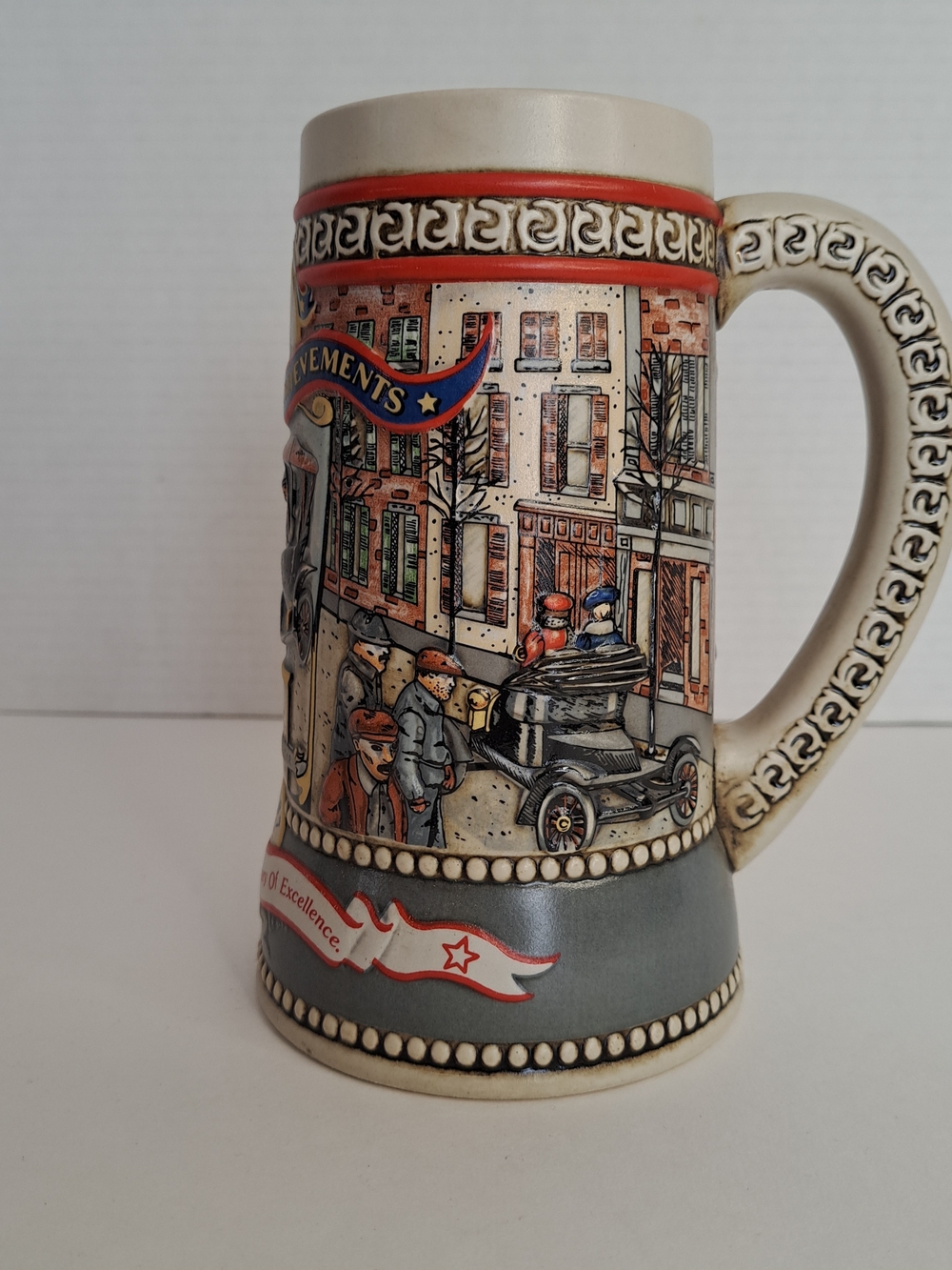 Miller High Life Beer Stein 1855-1987 Great American Achievements Model T